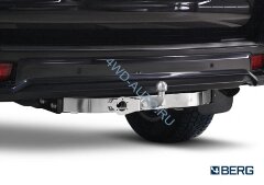 Фаркоп BERG Toyota Land Cruiser Prado 150 Black Onyx (2020-), шар F, с нерж. накладкой, 1500/75 кг.
