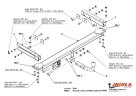 Фаркоп IMIOLA M.023 Mercedes E-Class универсал s210 1996-2002. Без подрезки бампера. Тип шара: A. Нагрузки: 2100/85 кг. Электрика в комплекте.