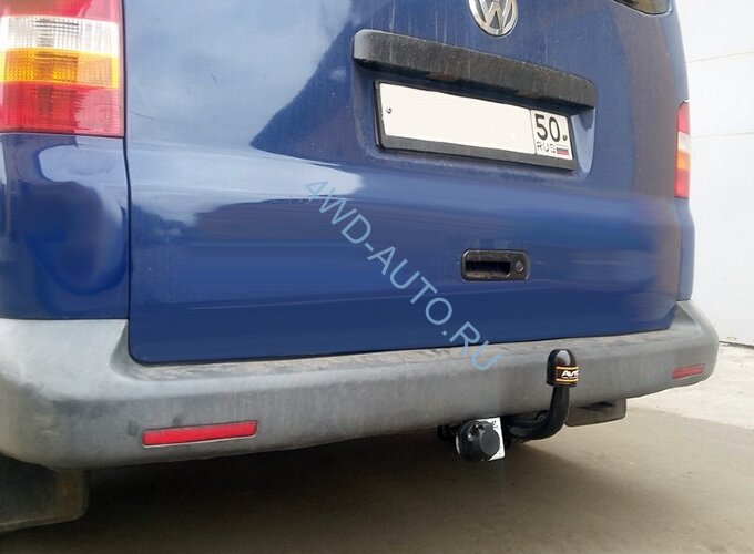 Фаркоп Avtos VW 29 для VOLKSWAGEN  Transporter T5 фургон 2003-2015, Volkswagen Multivan T5 2003-2015, Volkswagen Caravelle T5 2003-2015, кроме авто с парктроником. Без подрезки бампера. Тип шара: A. Нагрузки: 2000/100 кг