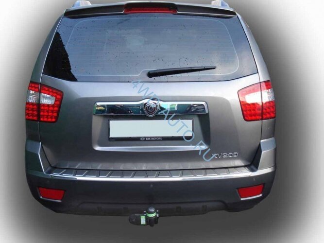 Фаркоп Leader Plus K118-A Kia Mohave 2009-. Требуется вырез в бампере. Нагрузки 1500/75 кг.