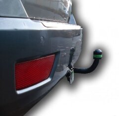 Фаркоп Leader Plus K118-A Kia Mohave 2009-. Требуется вырез в бампере. Нагрузки 1500/75 кг.