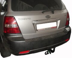 Фаркоп Leader Plus K107-A Kia Sorento (JC) 2006-2009. Без подрезки бампера. Нагрузки 1300/75 кг.