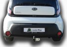 Фаркоп Leader Plus K122-A Kia Soul c 2014.  Без выреза бампера. Нагрузки 1500/75 кг.