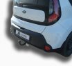 Фаркоп Leader Plus K122-A Kia Soul c 2014.  Без выреза бампера. Нагрузки 1500/75 кг.