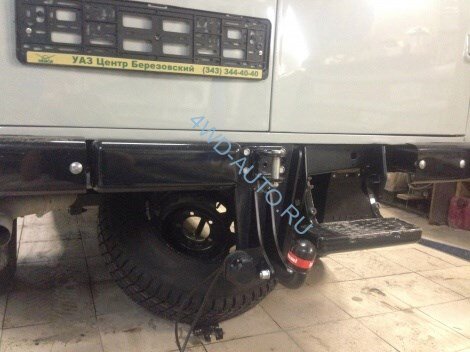 Фаркоп Bosal 6501-A на УАЗ БУХАНКА 469,3151,31512, 2206,3741,37411,3962,3909