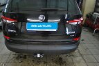Фаркоп IMIOLA (Польша) Z.023 Skoda Kodiaq 2017-, Volkswagen Tiguan 2 2016-. Невидимый вырез бампера. Тип шара: A. Нагрузки: 2500/140 кг