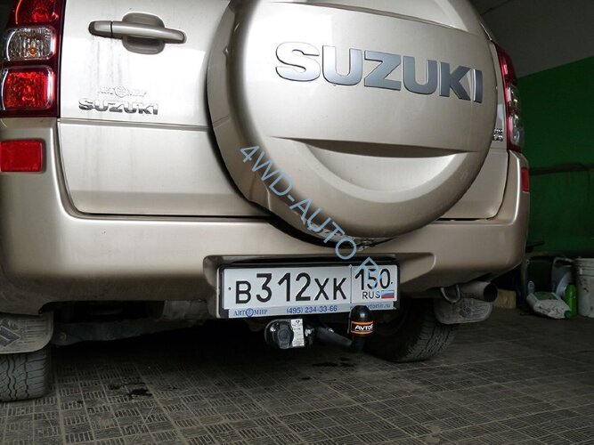 Фаркоп Avtos SZ 06 для SUZUKI Grand Vitara 5d 2005-2016. Требуется подрезка бампера. Тип шара: A. Нагрузки: 2000/50 кг.
