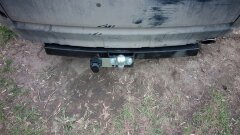 Фаркоп Leader Plus M105-F Mitsubishi Outlander XL с 2007-2012. Без выреза бампера. Нагрузки 2000/100 кг.
