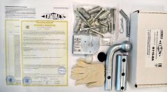 Фаркоп «TAVIALS» M112-BA для MITSUBISHI LANSER X седан с 2007 -2012 (с быстросъемным шаром). Без выреза бампера. Тип шара: C . Нагрузки 1200/75 кг