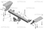 Фаркоп Avtos TY 18 для TOYOTA Corolla  2007-2013