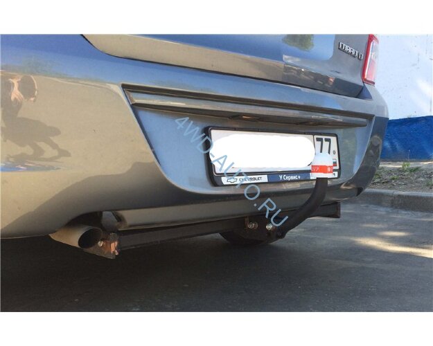 Фаркоп Трейлер 9470 Chevrolet Cobalt 2012-. Без снятия и подрезки бампера. Тип шара: A. Нагрузки: 1100/50 кг.  Для установки фаркопа потребуется 4 сверления.