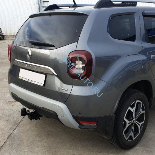 Фаркоп Уникар на Renault Duster с 2021 г. шар Е под американский квадрат