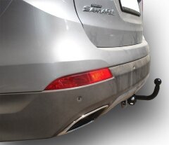 Фаркоп Leader Plus H224-A HYUNDAI SANTA FE (DM) 2012 -...(дизель) (GRAND SF 2014-...)/ KIA SORENTO 4 (XM FL) 2012-... Требуется вырез в бампере. Нагрузки 1300/75 кг.