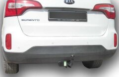 Фаркоп Leader Plus H224-A HYUNDAI SANTA FE (DM) 2012 -...(дизель) (GRAND SF 2014-...)/ KIA SORENTO 4 (XM FL) 2012-... Требуется вырез в бампере. Нагрузки 1300/75 кг.