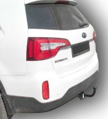 Фаркоп Leader Plus H224-A HYUNDAI SANTA FE (DM) 2012 -...(дизель) (GRAND SF 2014-...)/ KIA SORENTO 4 (XM FL) 2012-... Требуется вырез в бампере. Нагрузки 1300/75 кг.