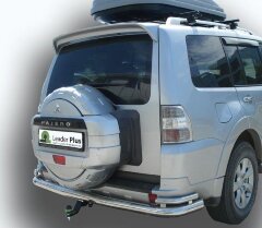 Фаркоп Leader Plus M114-AE Mitsubishi Pajero (III-IV) 2000/5-2007, 2007-. Тип шара: AE. Нагрузки 1500/75 кг.