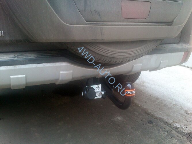 Фаркоп Avtos MI 26 для Mitsubishi Pajero IV 3/5 дверей 2007-, Mitsubishi Pajero III 3/5 дверей 2000-2007. Без подрезки бампера. Тип шара: A. Нагрузки: 2000/100 кг.