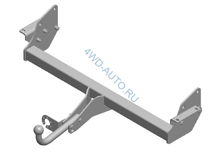 Фаркоп Avtos MI 26 для Mitsubishi Pajero IV 3/5 дверей 2007-, Mitsubishi Pajero III 3/5 дверей 2000-2007. Без подрезки бампера. Тип шара: A. Нагрузки: 2000/100 кг.