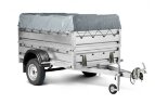 Прицеп КМЗ "Классика" 7194 В1.  Размер  2000 х 1250 х 350мм.  Г/п 560 кг. Функция опрокидывания кузова Колеса 16"