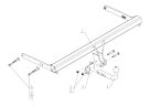 Фаркоп Avtos SK12 на Skoda Kodiaq, 2500/100 кг.