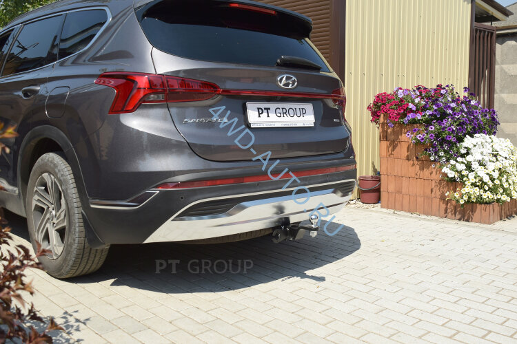 Фаркоп PT GROUP HSF-21-991101.22 на HYUNDAI Santa Fe 2021-/ KIA Sorento 2021- | Быстросъемный крюк под американский квадрат