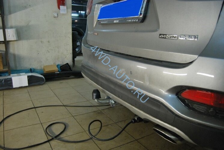 Оцинкованный фаркоп Galia H091A на Hyundai Santa Fe с 2012-2018 г/в, с 2018 г/в | Kia Sorento 2012-2015, с 2015 г/в | Kia Sorento Prime 2015-2018, с 2018 г/в
