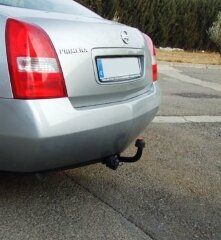 Фаркоп Leader Plus N104-A Nissan Primera седан хетчбек (Р12) 2001-2007 г.в.  Необходим вырез бампера, нагрузки 1300/75 кг.