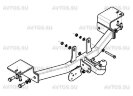 Фаркоп Avtos TY 15 для Toyota Land Cruiser 120 2002-2009 (з/к снизу) , Lexus GX 2003-2009 без подрезки бампера. Тип шара: A. Нагрузки: 1200/75 кг. 