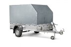Прицеп КМЗ "КВАДРО" 7194 С2.  Размер  2490 х 1510 х 350мм.  Г/п 485 кг. Функция опрокидывания кузова Колеса 13"