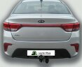 Фаркоп Leader Plus H228-A для Kia Rio 4 седан 2017, Hyundai Solaris 2 седан 2017. Без снятия и выреза бампера. Нагрузки 1200/75 кг.