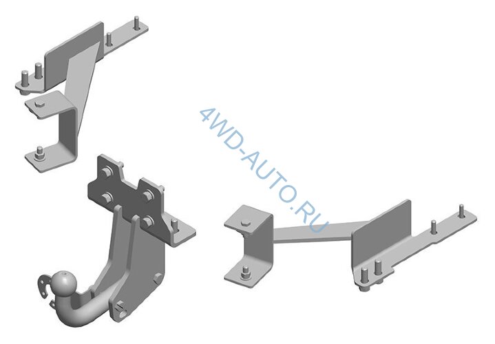 Фаркоп Avtos TY 26 для TOYOTA Land Cruiser 120 2002-2009, Toyota Land Cruiser Prado 150 2009- требуется подрезка бампера. Тип шара: A. Нагрузки: 2800/130 кг.