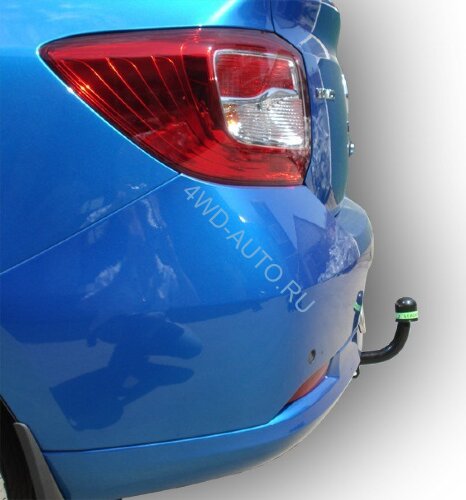 Фаркоп Leader Plus R114-A Renault Logan I седан 2005-2014, Logan II седан 2014- без выреза бампера, Renault Sandero 2014-, Renault Sandero Stepway 2014- требуется вырез в бампере. Нагрузки: 1200/75 кг,  (замена для R113-A)