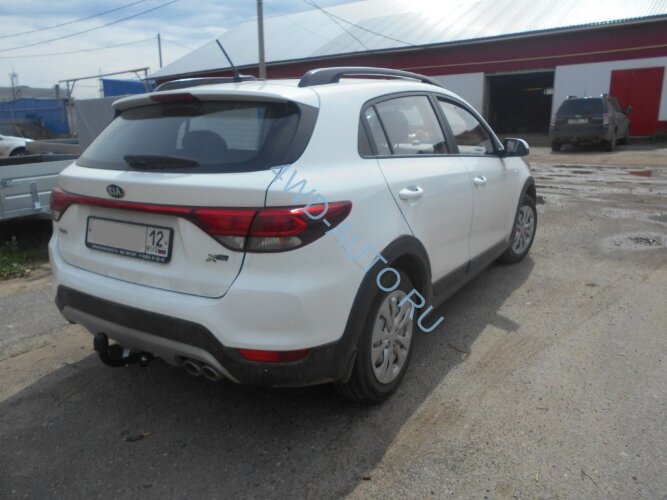 Фаркоп Трейлер 7332 на Kia Rio X-Line c 2017г. Без подрезки бампера