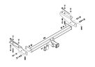 Фаркоп Avtos JC 01 на JAC T6 с 2020 г.в.