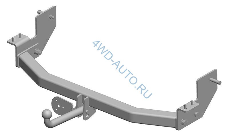 Фаркоп Avtos IS 01 для Isuzu D-MAX 2007-2012 без подрезки бампера. Тип шара: A. Нагрузки: 2000/75 кг.