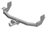 Фаркоп Avtos IS 01 для Isuzu D-MAX 2007-2012 без подрезки бампера. Тип шара: A. Нагрузки: 2000/75 кг.