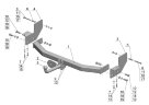 Фаркоп Avtos IS 01 для Isuzu D-MAX 2007-2012 без подрезки бампера. Тип шара: A. Нагрузки: 2000/75 кг.