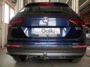 Оцинкованный фаркоп Galia V069C на Volkswagen Tiguan с 2007 по 2015, с 2016 г/в, Audi Q3 2011-2019 г/в | Быстросъёмный горизонтальное крепление