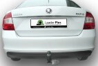 Фаркоп Leader Plus V125-A Volkswagen Polo Sedan с 2010-, Skoda Rapid лифтбек 2012-. Необходим вырез бампера. Нагрузки 1000/75 кг