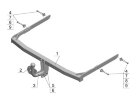 Фаркоп Avtos FD 21 для FORD Fusion 2002-2012 хетчбек (5д). Без подрезки бампера. Тип шара: A. Нагрузки: 900/50 кг
