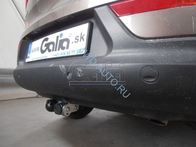 Оцинкованный фаркоп Galia H083C на Kia Sportage 3 с 2010 по 2016 г/в, быстросъемное горизонтальное крепление