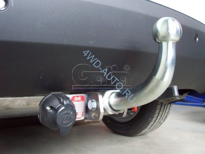 Оцинкованный фаркоп Galia H083C на Kia Sportage 3 с 2010 по 2016 г/в, быстросъемное горизонтальное крепление