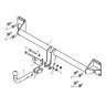 Фаркоп Leader Plus V124-A Audi Q7 2007-2015 / Volkswagen Touareg  c 2010 г.в. Подрезка бампера не требуется. Тип шара: А. Нагрузки 1500/75 кг