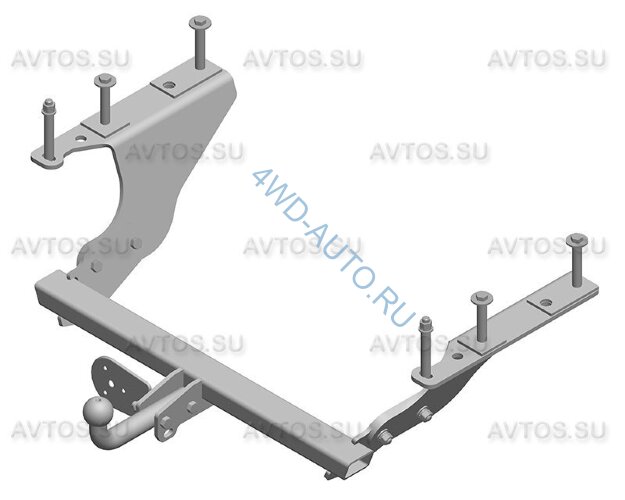 Фаркоп Avtos SU 05 для Фаркоп на Subaru Forester 2008-2013 без подрезки бампера. Тип шара: A. Нагрузки: 1500/75 кг.
