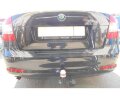 Фаркоп Трейлер 9710 Skoda Octavia II A5 лифтбек 2009-2012. Невидимый вырез в бампере. Тип шара: A. Нагрузки: 1000/50 кг.