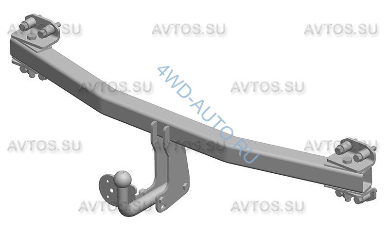 Фаркоп Avtos VW 20 для VOLKSWAGEN Touareg 2002-2010, Porsche Cayenne 2002-2010. Требуется подрезка бампера. Тип шара: A. Нагрузки: 2000/100 кг.